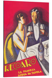 Aluminium print Recoaro, the famous Tavola water (Italian)