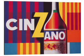 Aluminium print Cinzano Vermouth