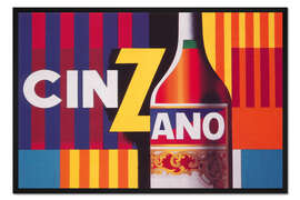 Gerahmter Kunstdruck Cinzano Vermouth
