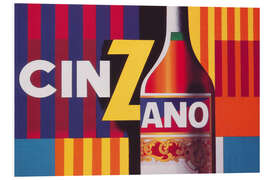 Foam board print Cinzano Vermouth