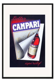 Gerahmter Kunstdruck Bitter Campari