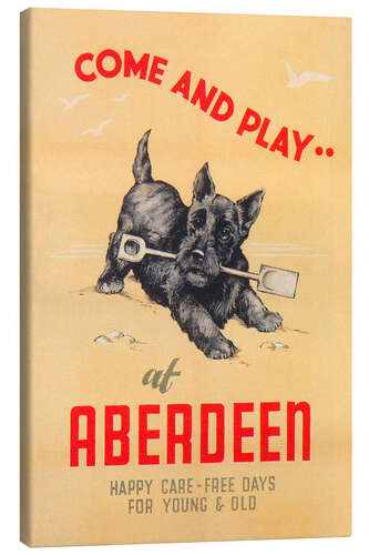 Canvas print Come and play at Aberdeen