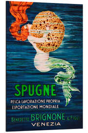Alubild Schwamm (italienisch)