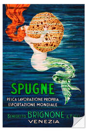 Wandsticker Schwamm (italienisch)