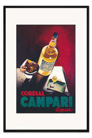 Gerahmter Kunstdruck Cordial Campari