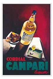 Wall print  Cordial Campari - Vintage Advertising Collection