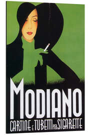 Aluminium print Modiano (Italian) I