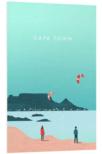 Foam board print Cape Town illustration