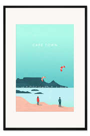 Gerahmter Kunstdruck Cape Town