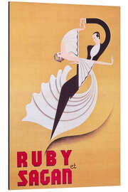 Magnettafel Ruby et Sagan (französisch)