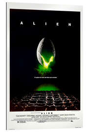 Tableau en plexi-alu Alien (anglais)