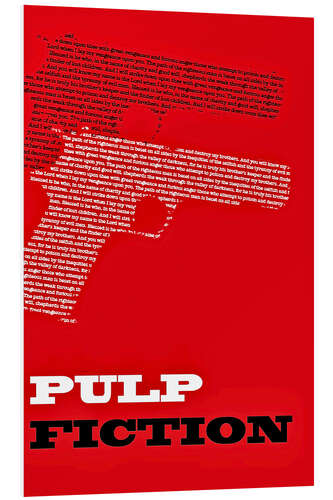 PVC-taulu Pulp Fiction (English) III