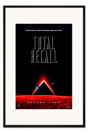 Gerahmter Kunstdruck Die totale Erinnerung – Total Recall (englisch)