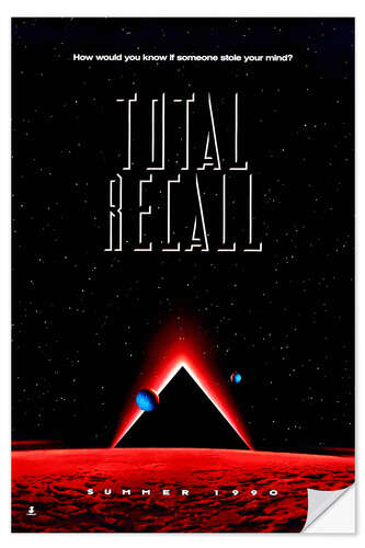 Naklejka na ścianę Total Recall (English)