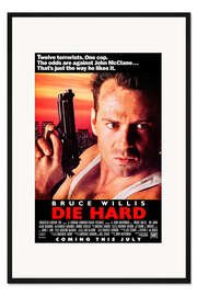 Gerahmter Kunstdruck Stirb langsam (Englisch)