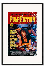 Gerahmter Kunstdruck Pulp Fiction (englisch)