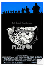 Wandsticker Platoon (englisch)