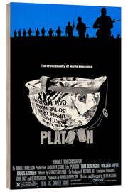 Holzbild Platoon (englisch)