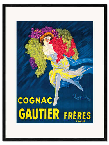 Ingelijste kunstdruk Cognac Gautier Frères