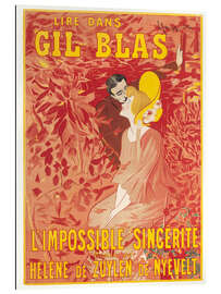 Galleriprint Lire dans Gil Blas, l&#039;impossible sincérité