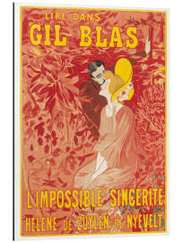 Magnettafel Unmögliche Aufrichtigkeit (französisch)