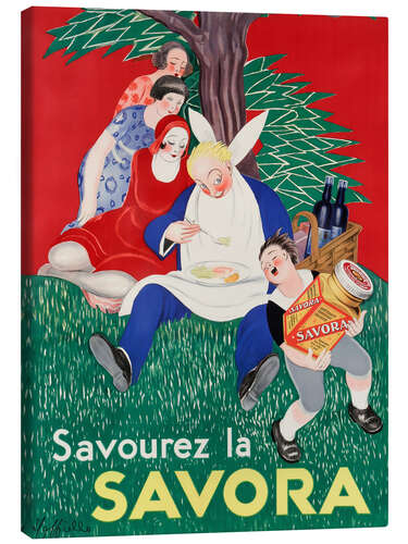 Canvas print Enjoy the Savora (French)