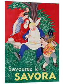 Foam board print Enjoy the Savora (French)