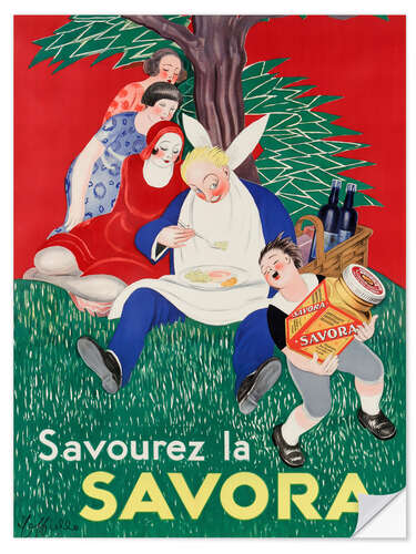 Selvklæbende plakat Savourez la Savora