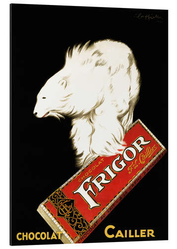 Tableau en aluminium Frigor, Chocolat Cailler