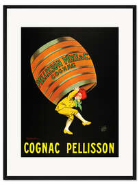 Gerahmter Kunstdruck Cognac Pellisson