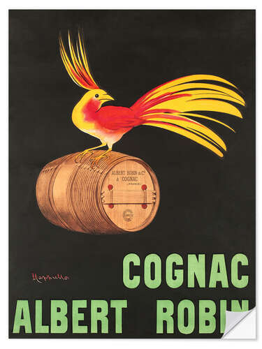 Självhäftande poster Cognac Albert Robin