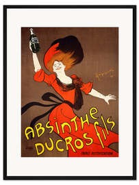 Gerahmter Kunstdruck Absinthe Ducros fils