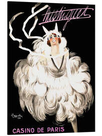 Magnettafel Mistinguett Casino in Paris (französisch)