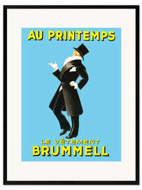 Kunsttryk i ramme Vêtement Brummell