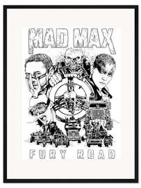 Gerahmter Kunstdruck Mad Max: Fury Road (englisch)