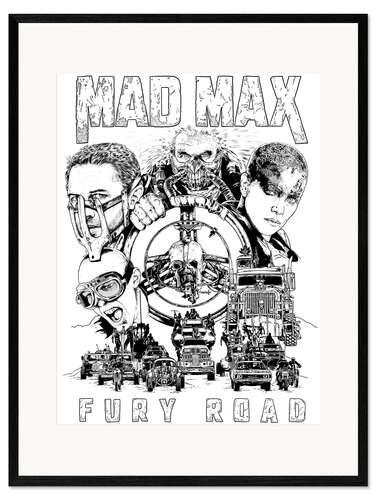 Kehystetty taidepainatus Mad Max: Fury Road