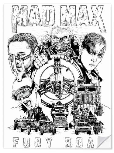 Naklejka na ścianę Mad Max: Fury Road