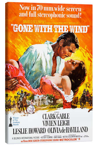 Canvas print Gone with the Wind