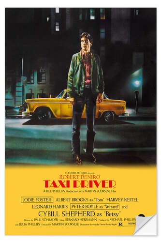 Sticker mural Taxi Driver (anglais)