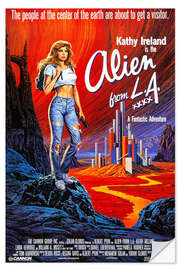 Selvklebende plakat Alien from L.A.