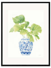 Framed art print Palm trees Chinoiserie III