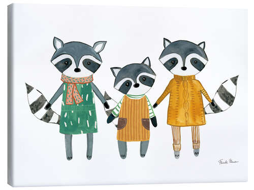 Canvastavla Family raccoon