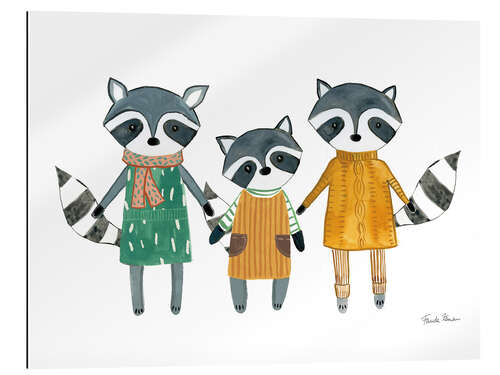 Galleriprint Family raccoon