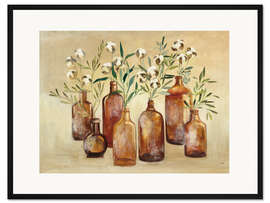 Gerahmter Kunstdruck Baumwollstillleben II
