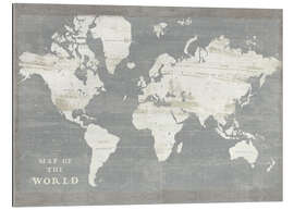 Gallery print World map vintage