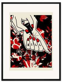 Gerahmter Kunstdruck Killer Nails