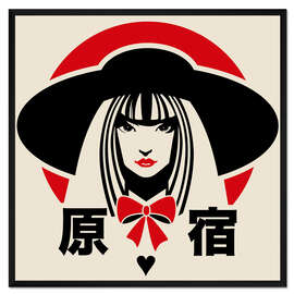 Gerahmter Kunstdruck Harajuku