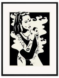 Gerahmter Kunstdruck Honey