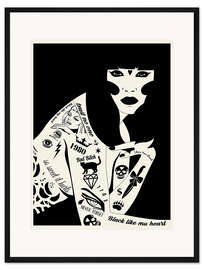 Gerahmter Kunstdruck Never forget