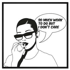 Gerahmter Kunstdruck Work-Life-Balance